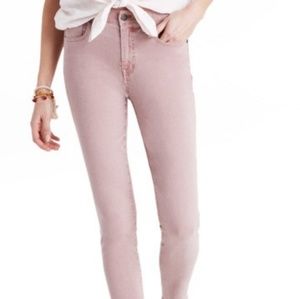 Madewell Garment Dye Skinny (Mauve)